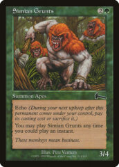 Simian Grunts - Foil